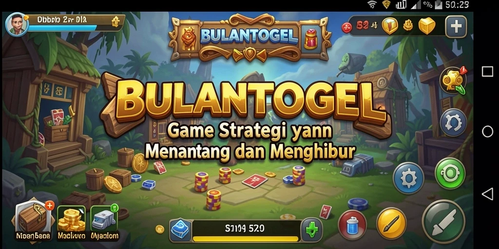 Tampilan gameplay menarik dan strategis dari BULANTOGEL.