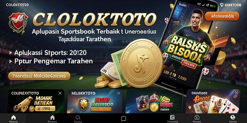 Tampilan interaktif dan menarik dari gameplay Sportsbook COLOKTOTO.