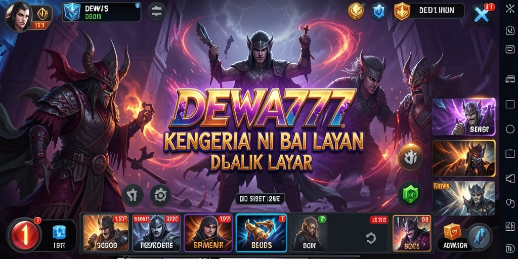 Screenshot menakutkan gameplay DEWA777 dengan suasana mencekam.