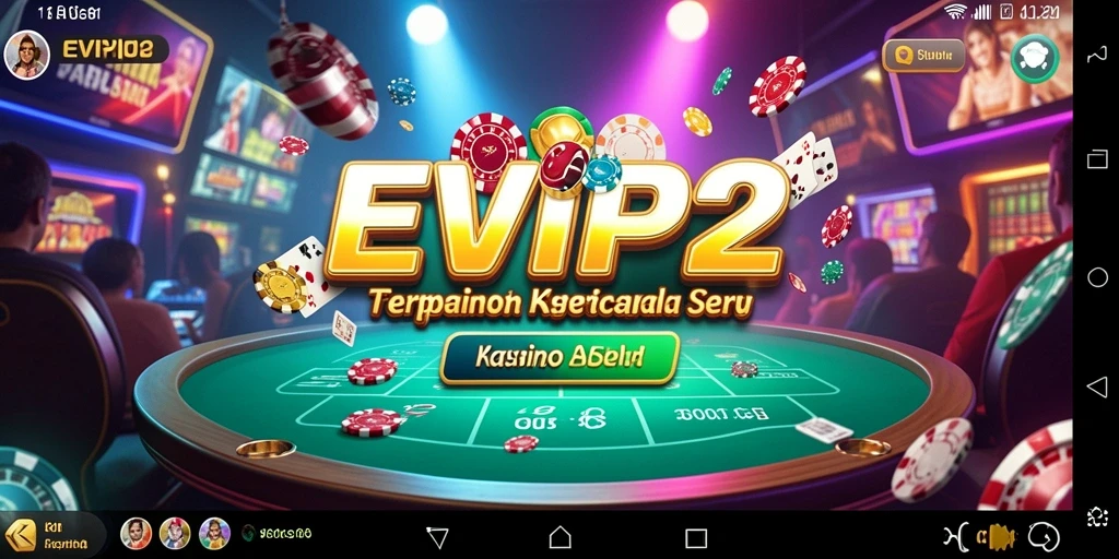 Tampilan gameplay menarik dengan grafis kasino yang menawan.
