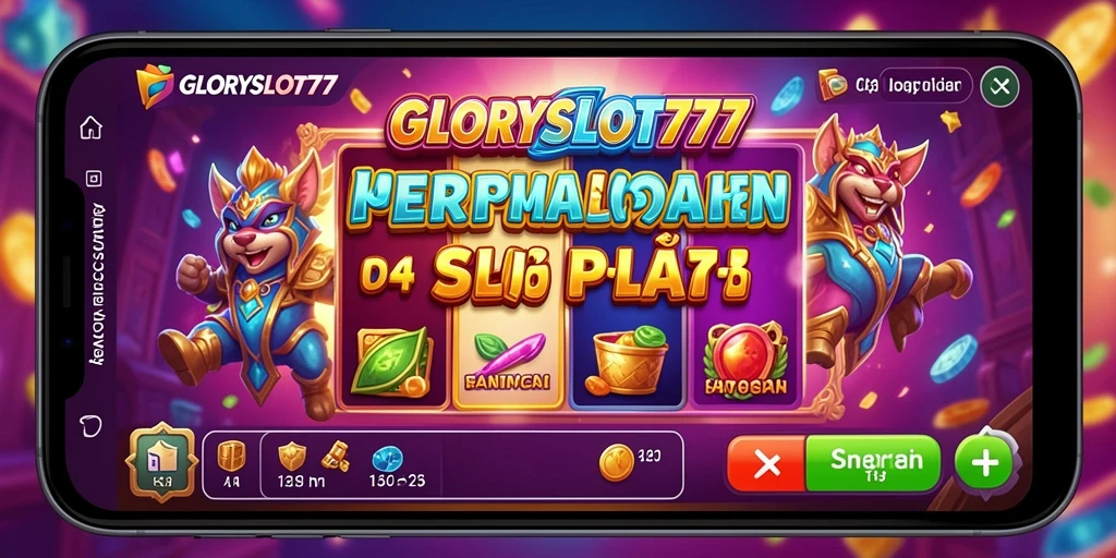 Tampilan gameplay GLORYSLOT777 yang mengasyikkan dan penuh warna.
