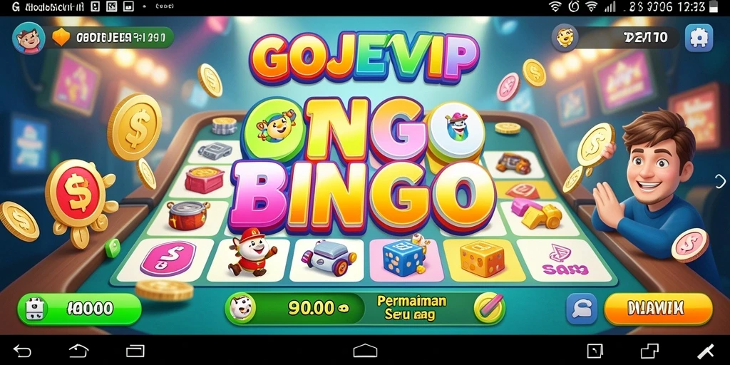Screenshot gameplay GOJEKVIP dengan suasana seru Bingo.
