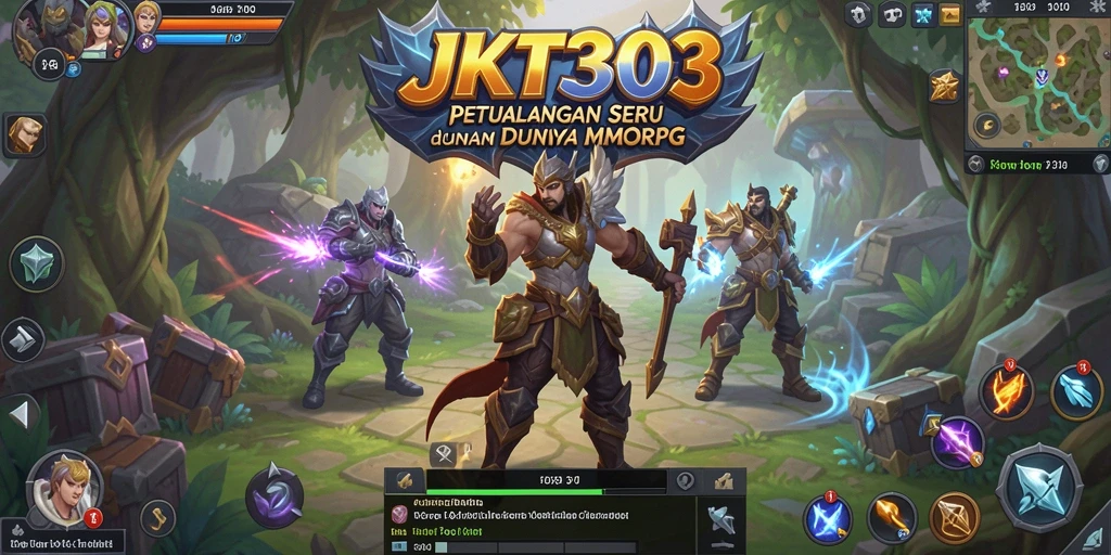 Tampilan menakjubkan dari gameplay JKT303 yang penuh aksi.