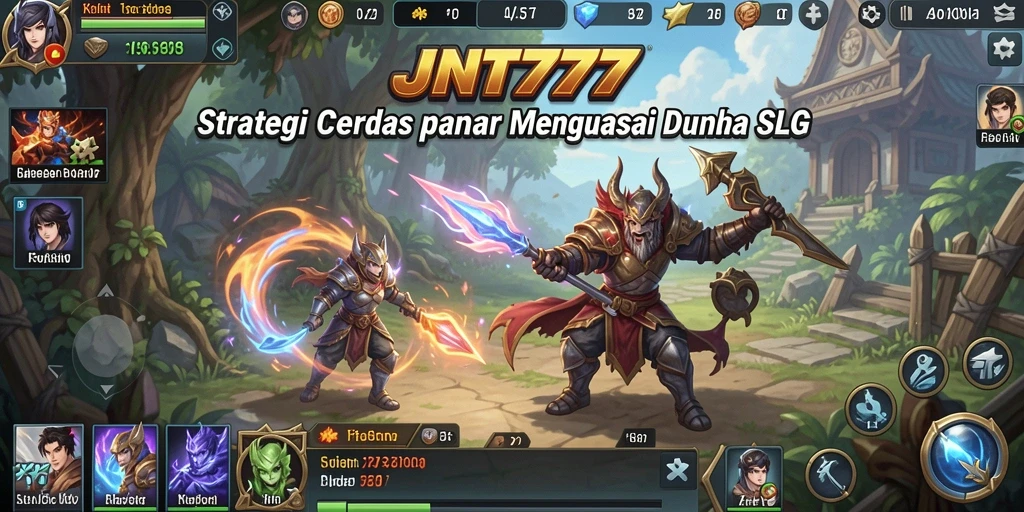 Tampilan gameplay epik dari JNT777 dengan strategi mendalam.