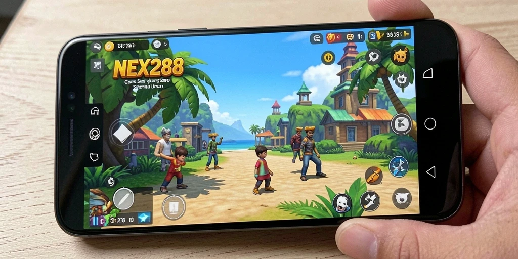 Tampilan gameplay <strong>NEX288</strong> yang penuh warna dan menarik untuk dimainkan.