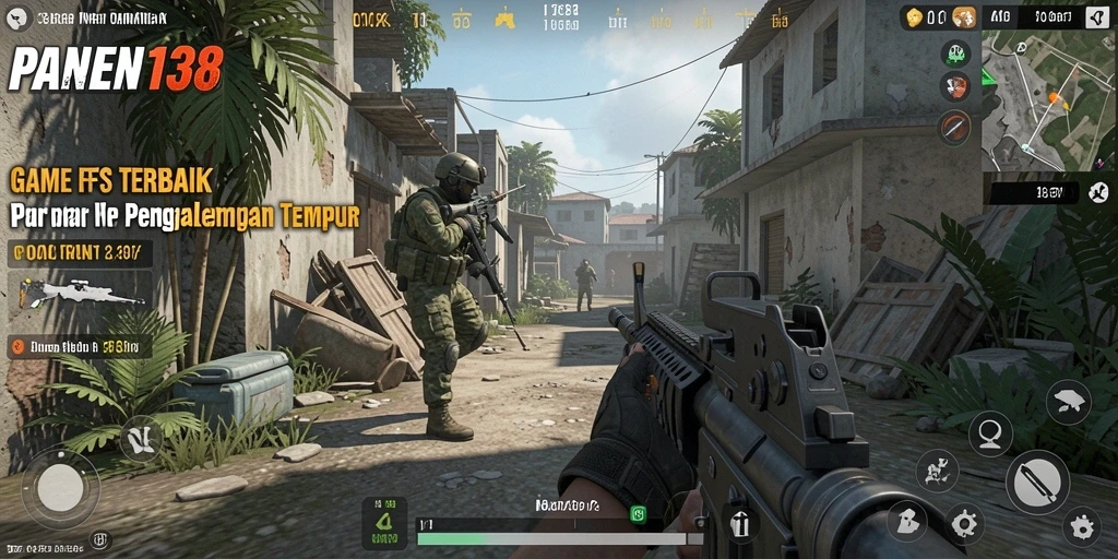 Gameplay memukau dalam PANEN138 dengan aksi tembak-tembakan yang intens.