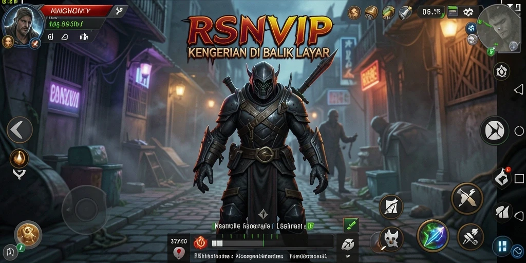 Gameplay menegangkan RSNVIP di tengah kegelapan.
