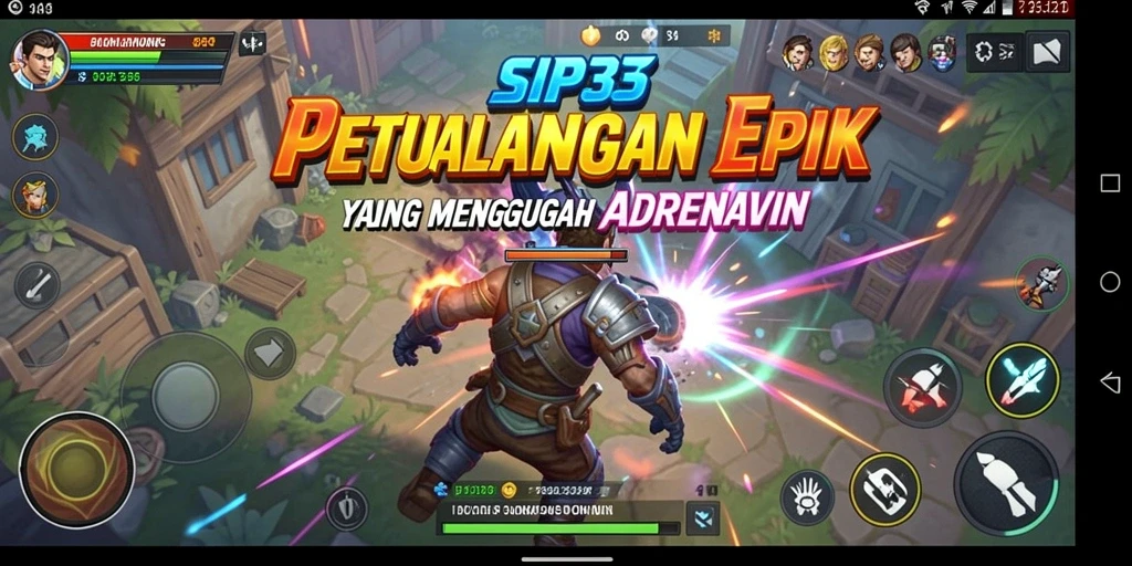 Tampilan gameplay SIP33 yang penuh aksi petualangan.