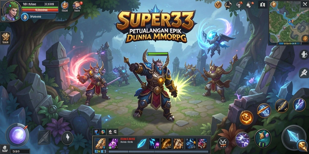 Tampilan gameplay SUPER33 yang memikat dan penuh aksi.