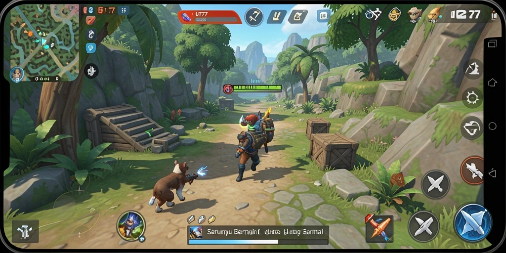 Gameplay santai dan berwarna-warni di UT77.